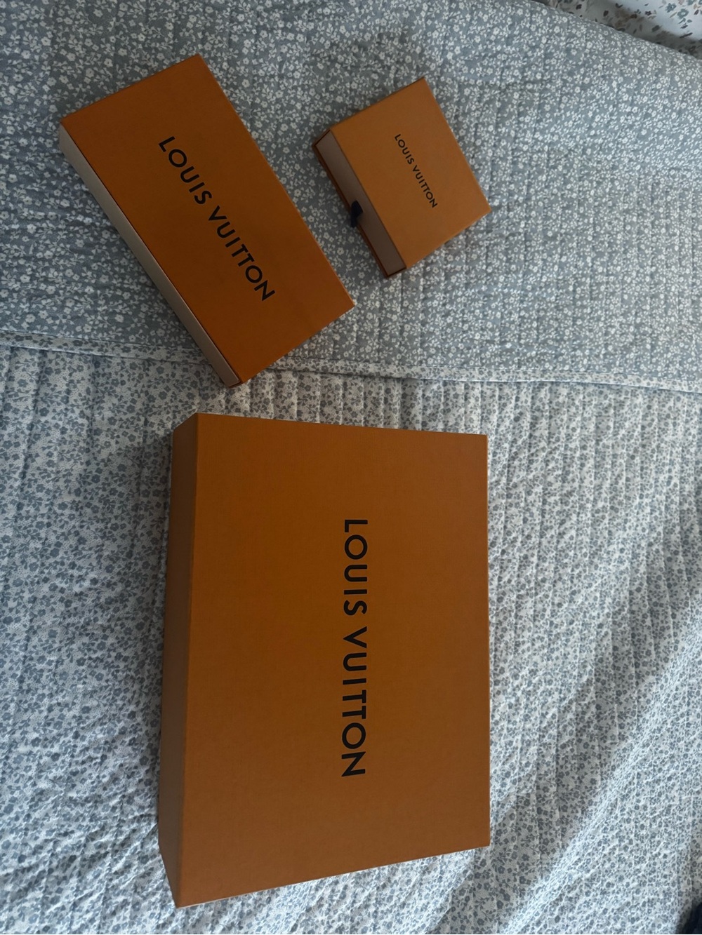 Louis Vuitton boxes